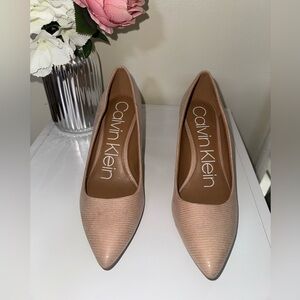 Calvin Klein Pink Heels Elegant Design